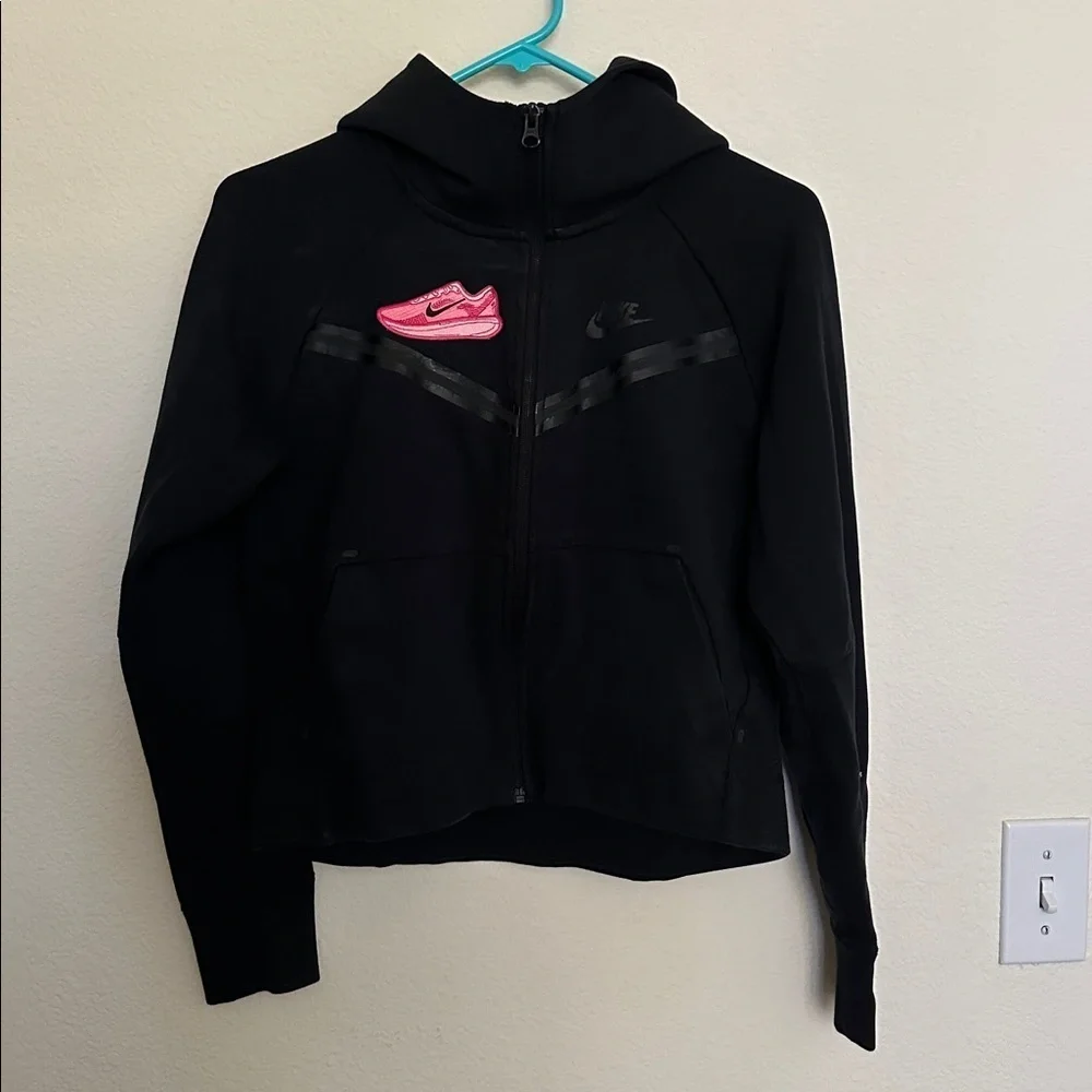 Nike Tech Fleece Zip Up Jacket with Shoe Patch